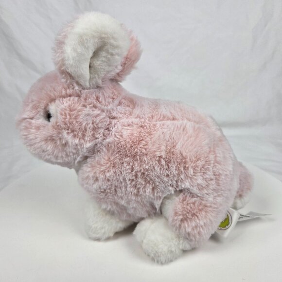 Animal Adventure Hopscotch Bunny Stuffed Rabbit Plush Pink White 2019 9" - Picture 2 of 8